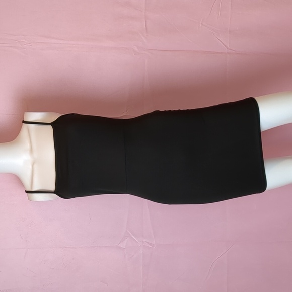Nasty Gal Black Bodycon Mini Little Black Dress size 6 - Picture 1 of 7